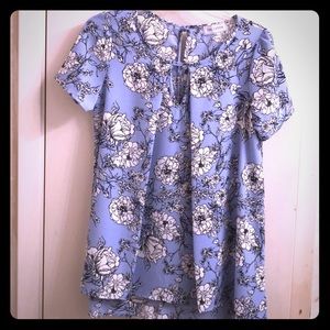 Ces Femee.   Beauty <>  Classy Floral Blouse